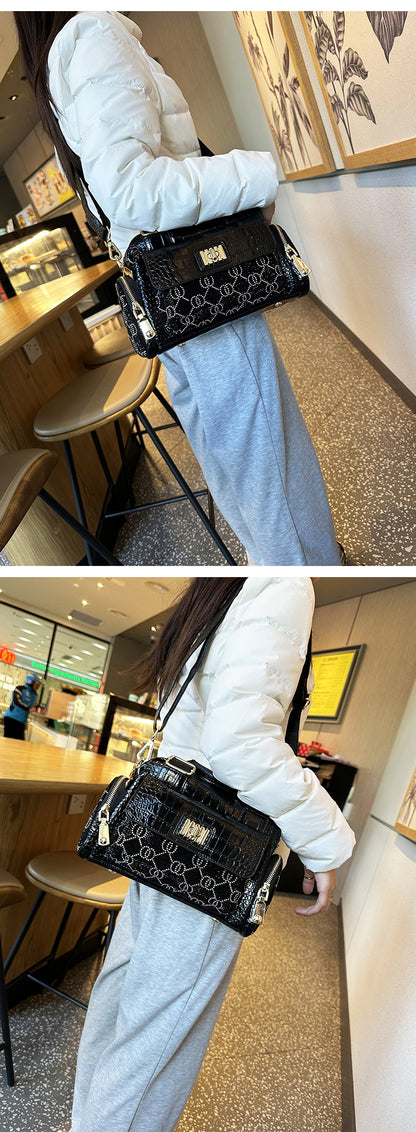 Popular Elegant Bag Women's 2026 New Fashion Handbag High-end Soft Leather Women's Crossbody Bag Pillow Bag Trendy