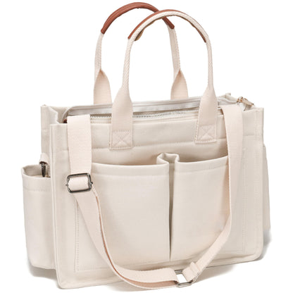 New Women's Large Canvas Handbag Laptop Crossbody Bag Mummy Bag Daily Bag Handbag