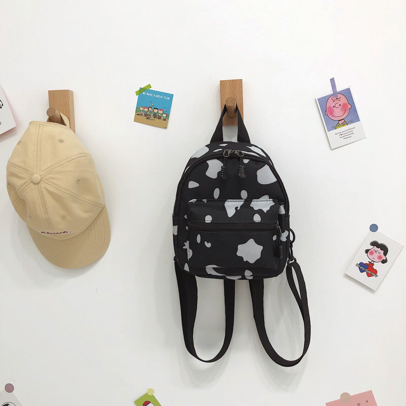 Bag Women's Bag 2026 new Backpack Dairy Cow Pattern Backpack Outdoor Travel Small Backpack Casual Backpack