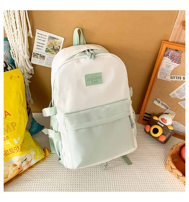 New Front Pieces Detachable Double Backache Bag Girl's Backpack Large Capacity Transparent Baby Bag Multifunctional Student Schoolbag