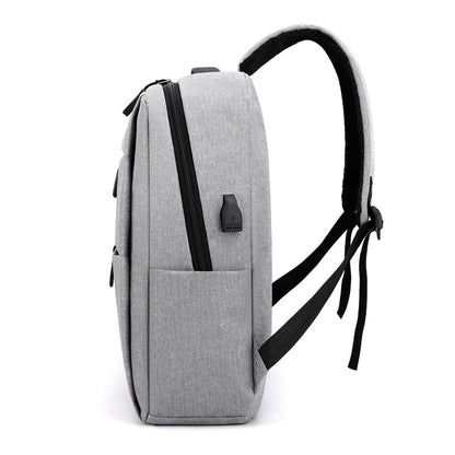 Cross-border New Three-piece Backpack Business Gift suit Computer Backpack Korean Solid Color Simple Junior School Bag