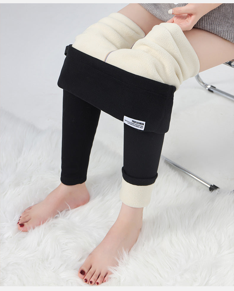 Maternity Leggings Autumn and Winter 2024 New Maternity Pants Winter Outer Wear Plus Cashmere Warm Cotton Pants