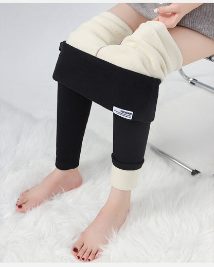 Maternity Leggings Autumn and Winter 2024 New Maternity Pants Winter Outer Wear Plus Cashmere Warm Cotton Pants