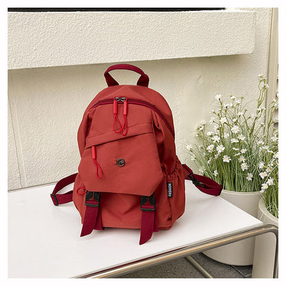2026 Summer Workwear Style Simple Student School Bag Fashionable Oxford Cloth Backpack Outdoor Leisure Travel Backpack
