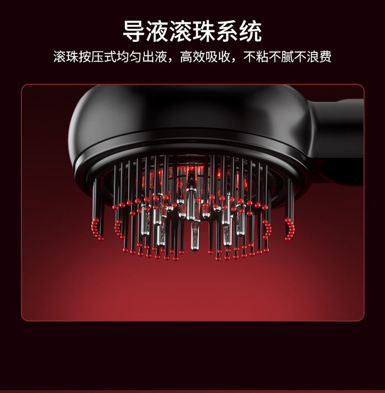 Electric EMS multi-function massage comb laser hair growth instrument scalp massager medicine comb comb hair red comb