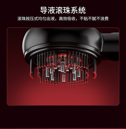 Electric EMS multi-function massage comb laser hair growth instrument scalp massager medicine comb comb hair red comb
