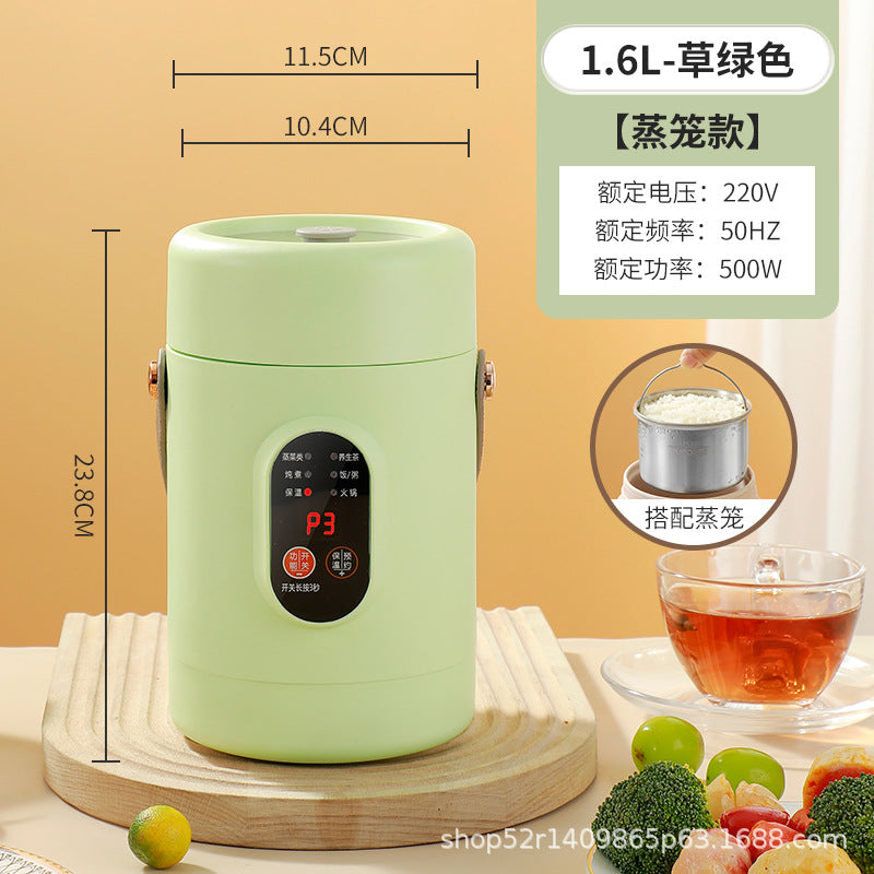 Mini Electric Rice Cooker Smart Small Electric Cooker Portable Small Electric Cooker Office Porridge Soup Non-stick Cooker Gift