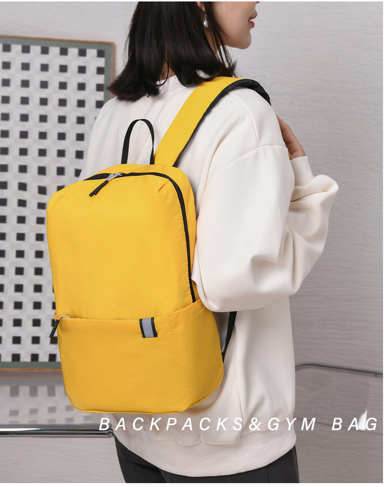 Colorful fashion backpack outdoor sports waterproof backpack lightweight travel bag printed logo gift backpack