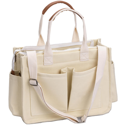 New Women's Large Canvas Handbag Laptop Crossbody Bag Mummy Bag Daily Bag Handbag