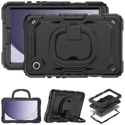 Applicable to Samsung Tab A9 silicone + PC protective case 8.7-inch rotating bracelet X115 multi-functional drop-resistant tablet case
