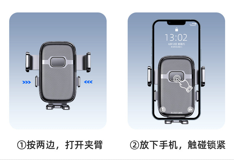 Mobile Phone Car Holder 2025 New Car Air Outlet Mobile Phone Holder Fixed Support Universal Navigation Suction Cup Type