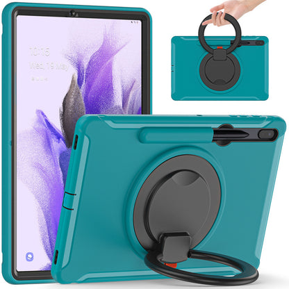 Suitable for Samsung Tab S7 S8 silicone drop-resistant tablet case PC bracelet rotating bracket S7Plus protective case