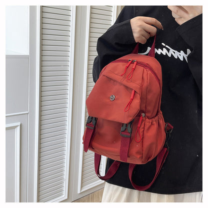 2026 Summer Workwear Style Simple Student School Bag Fashionable Oxford Cloth Backpack Outdoor Leisure Travel Backpack