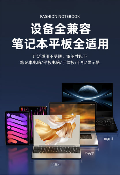 All-metal notebook cooling cooling mute exhaust cooling bracket 360 rotatable desktop vertical portable