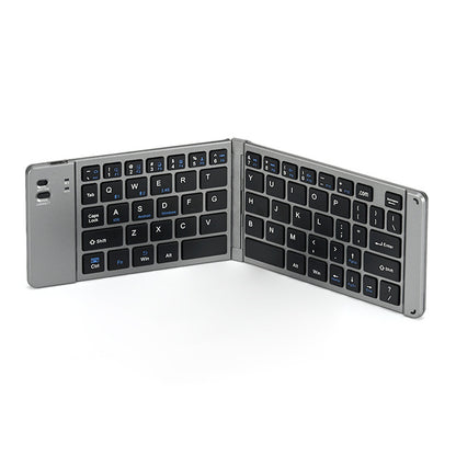Wireless keyboard and mouse suit Bluetooth folding keyboard for mobile phone tablet laptop desktop computer built-in charging
