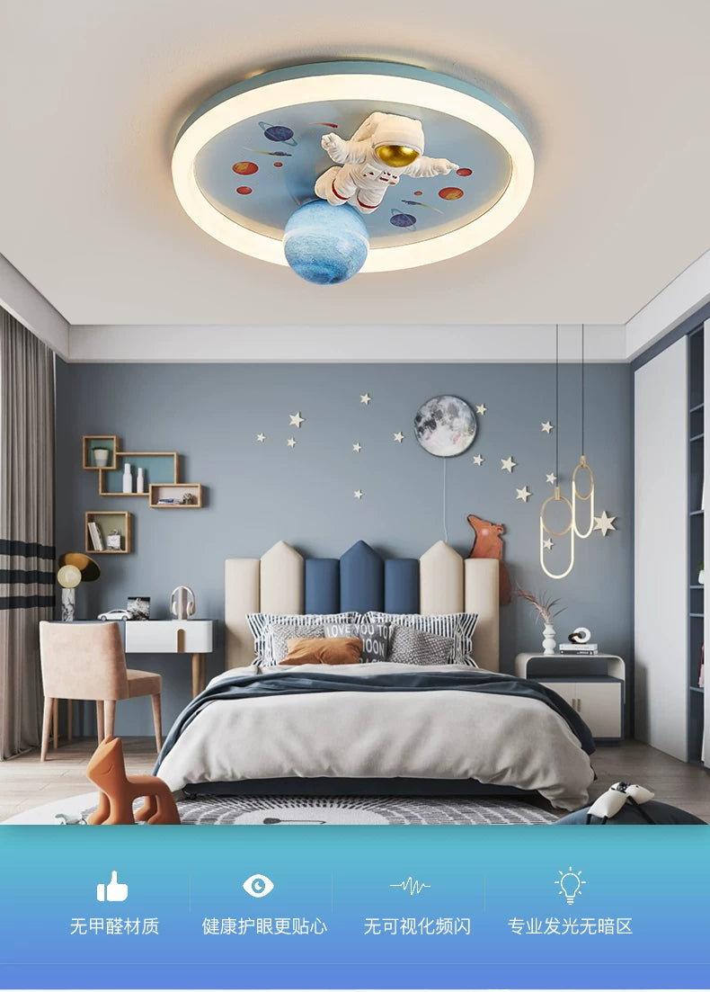 Modern cartoon LED lights children's rooms ceiling lights bedrooms study rooms creative home decoration indoor lighting fixtures