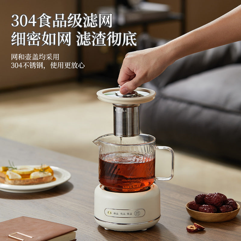 Multi-functional Flower Tea Pot Household Health Pot Mini Glass Boiling Kettle Small Health Cup Gift Electric Stew Cup for Tea