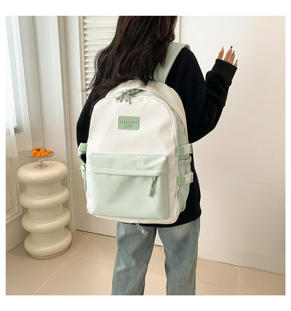 New Front Pieces Detachable Double Backache Bag Girl's Backpack Large Capacity Transparent Baby Bag Multifunctional Student Schoolbag