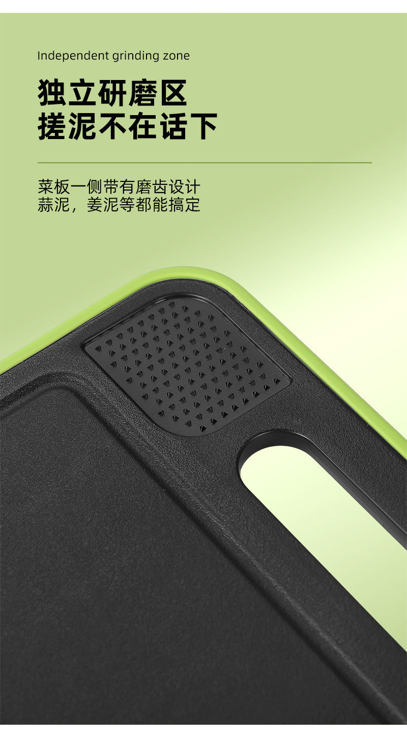 Stainless Steel Multifunctional Cutting Board with Knife Sharpener, Garlic Grinder, Meat Cutting Board, Aluminum Alloy Double-Sided Thawing Cutting Board