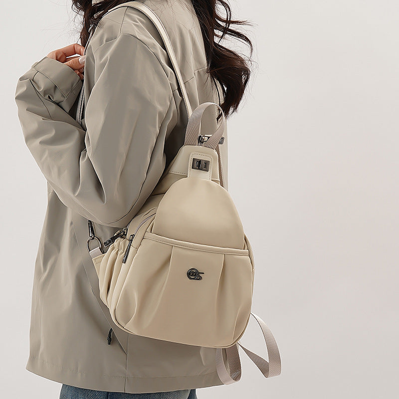 Outdoor Travel Backpack Women's New Chest Bag Lightweight Commuting Crossbody Bag Sports Mountain Climbing Multifunctional Small Backpack