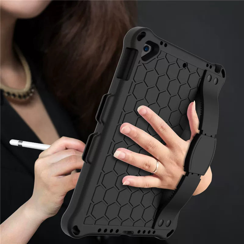 Applicable ipad10.2 inch protective case silicone mini5 drop-resistant iPad9.7 handheld air3 full cover air4