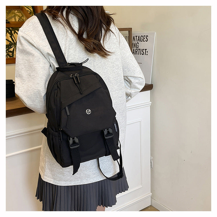 2026 Summer Workwear Style Simple Student School Bag Fashionable Oxford Cloth Backpack Outdoor Leisure Travel Backpack