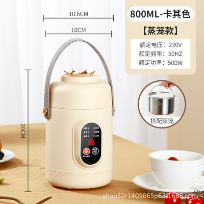 Mini Electric Rice Cooker Smart Small Electric Cooker Portable Small Electric Cooker Office Porridge Soup Non-stick Cooker Gift