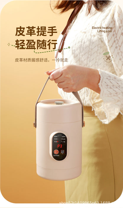 Mini Electric Rice Cooker Smart Small Electric Cooker Portable Small Electric Cooker Office Porridge Soup Non-stick Cooker Gift