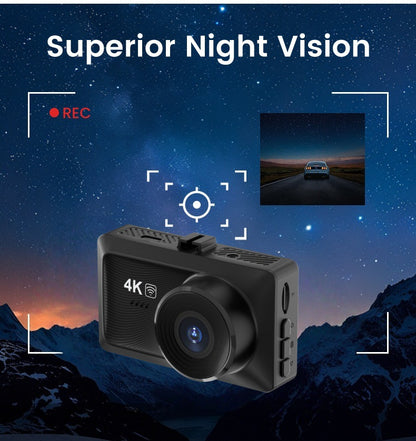 2025 New Cross-Border High-Definition 4K 3inch Driving Recorder Front and Rear Dual Recording Night Vision High-Definition Car Recorder