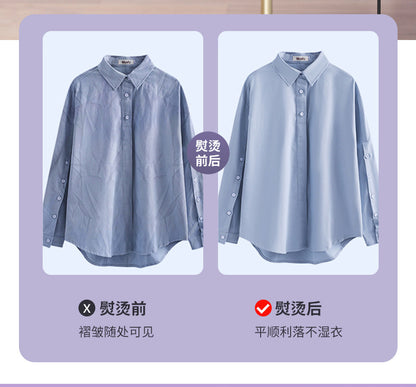 Household small mini portable wet and dry dual-use rotary folding atomizing steam electric ironing and ironing machine