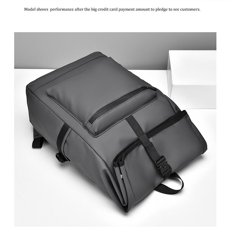 Cross-border Trendy Business Commuter Backpack Outdoor Travel Student Sports Backpack Short-distance Travel All-match Computer Bag