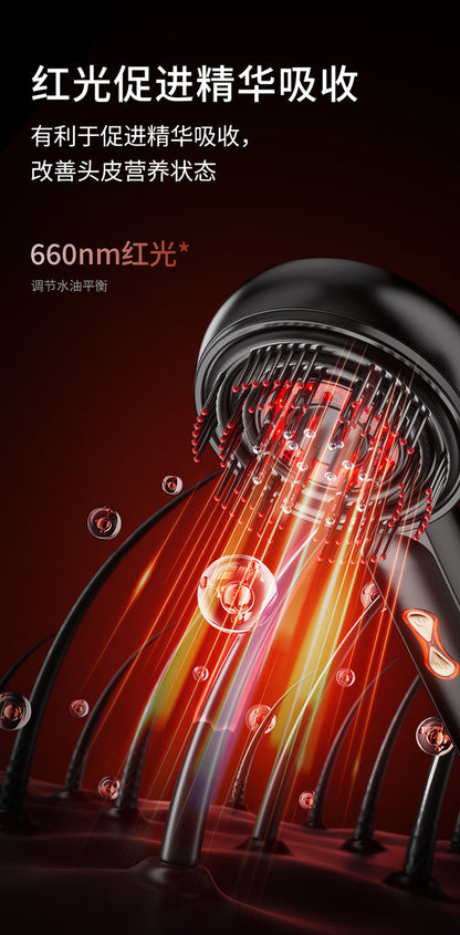 Electric EMS multi-function massage comb laser hair growth instrument scalp massager medicine comb comb hair red comb