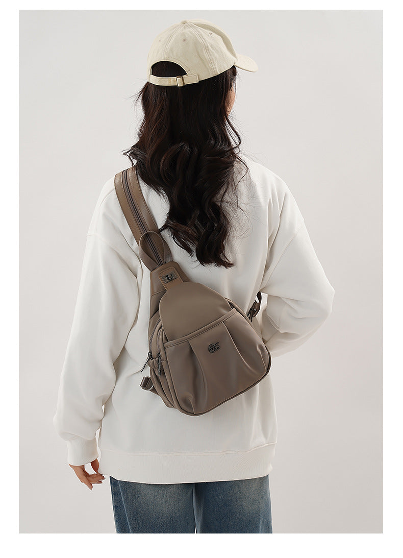 Outdoor Travel Backpack Women's New Chest Bag Lightweight Commuting Crossbody Bag Sports Mountain Climbing Multifunctional Small Backpack