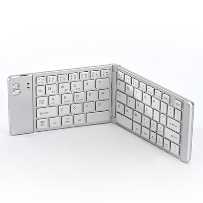 Wireless keyboard and mouse suit Bluetooth folding keyboard for mobile phone tablet laptop desktop computer built-in charging