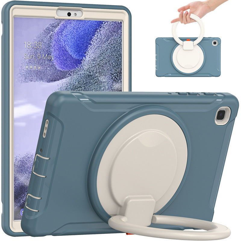 Suitable for Samsung Tab S7 S8 silicone drop-resistant tablet case PC bracelet rotating bracket S7Plus protective case