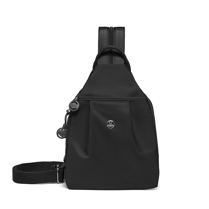 Niche High-End Mini Backpack, New Style, Simple and Versatile, Anti-Theft Women's Chest Bag, Fashionable and Lightweight Women's Bag