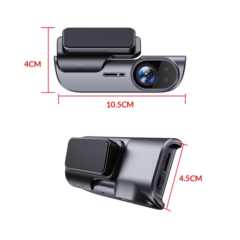 Cross-border 4K CarLog Mobile Phone Interconnection WIFI HD Night Vision Installation-free Car Recorder Shrunk Time Recording