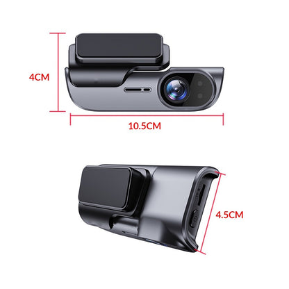 Cross-border 4K CarLog Mobile Phone Interconnection WIFI HD Night Vision Installation-free Car Recorder Shrunk Time Recording
