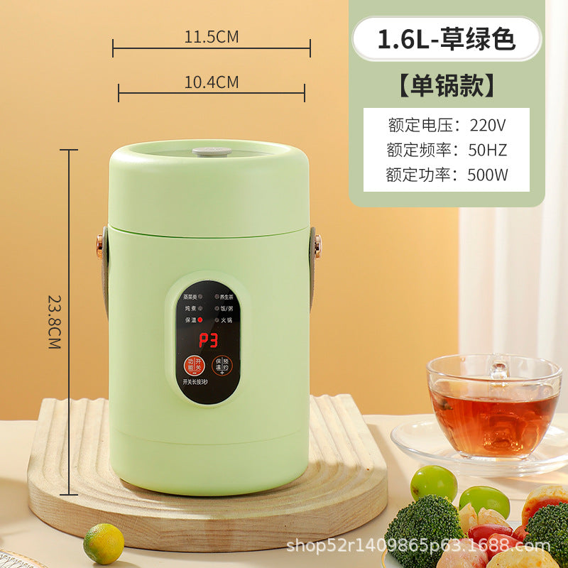 Mini Electric Rice Cooker Smart Small Electric Cooker Portable Small Electric Cooker Office Porridge Soup Non-stick Cooker Gift