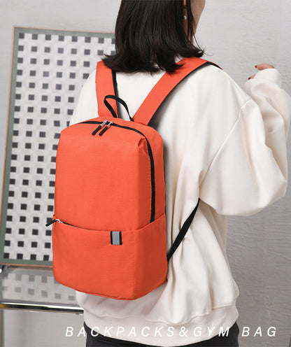 Colorful fashion backpack outdoor sports waterproof backpack lightweight travel bag printed logo gift backpack