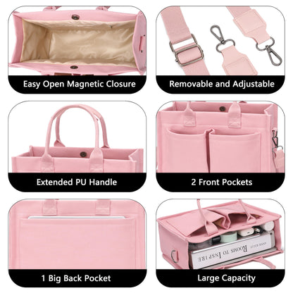 New Women's Large Canvas Handbag Laptop Crossbody Bag Mummy Bag Daily Bag Handbag