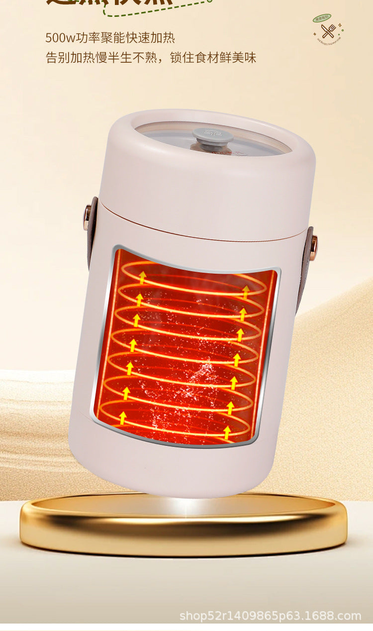 Mini Electric Rice Cooker Smart Small Electric Cooker Portable Small Electric Cooker Office Porridge Soup Non-stick Cooker Gift
