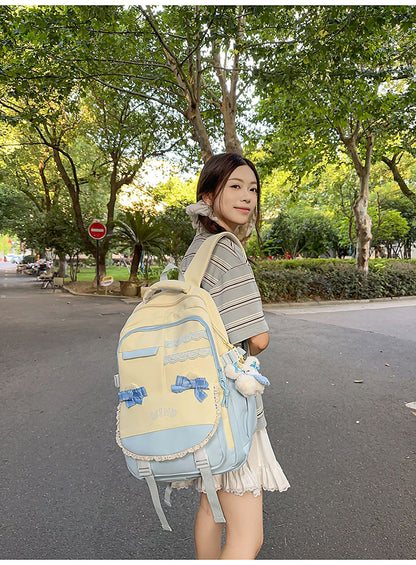 Wholesale Backpack Travel New Korean Style Fashion Large Capacity Junior High School and High School Student School Bag Leisure Travel School Bag