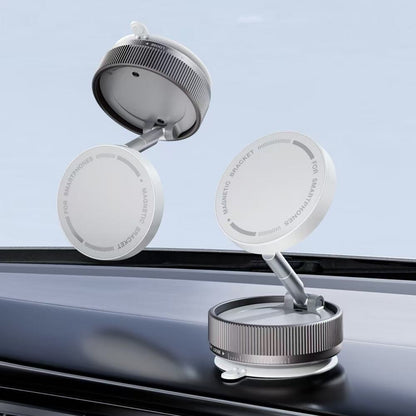 New Car Metal Magnetic Mobile Phone Holder Suction Cup Vacuum Adsorption Car Special Navigation Magnetic Fixed Bracket