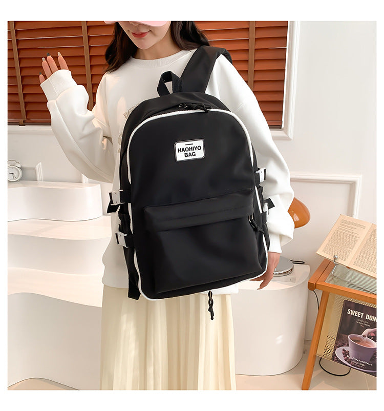 New Front Pieces Detachable Double Backache Bag Girl's Backpack Large Capacity Transparent Baby Bag Multifunctional Student Schoolbag