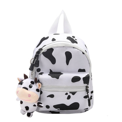 Bag Women's Bag 2026 new Backpack Dairy Cow Pattern Backpack Outdoor Travel Small Backpack Casual Backpack