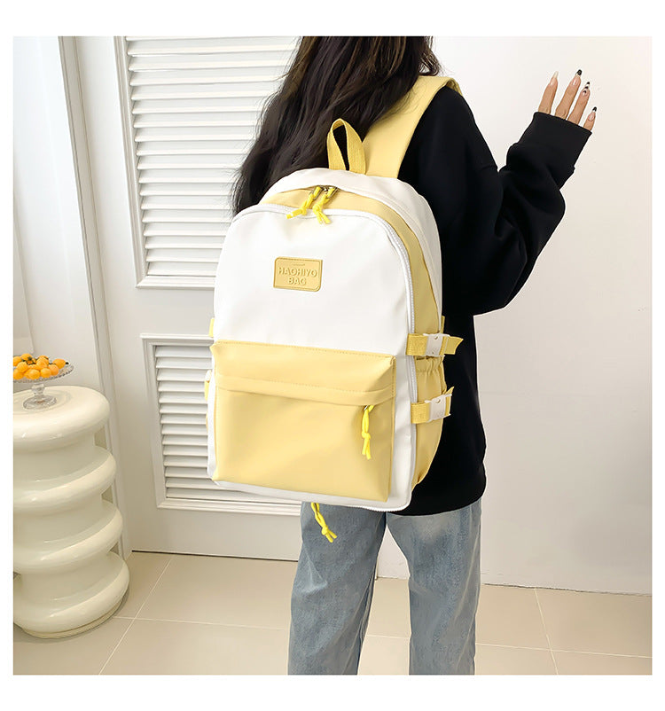 New Front Pieces Detachable Double Backache Bag Girl's Backpack Large Capacity Transparent Baby Bag Multifunctional Student Schoolbag