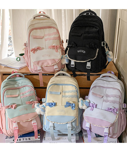 Wholesale Backpack Travel New Korean Style Fashion Large Capacity Junior High School and High School Student School Bag Leisure Travel School Bag