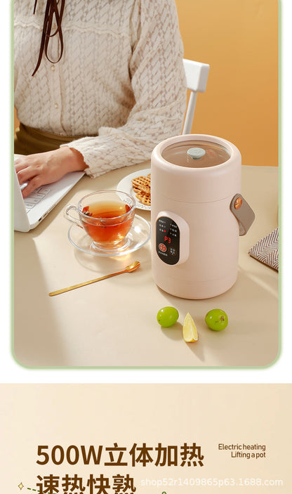 Mini Electric Rice Cooker Smart Small Electric Cooker Portable Small Electric Cooker Office Porridge Soup Non-stick Cooker Gift