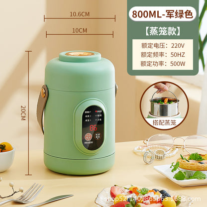 Mini Electric Rice Cooker Smart Small Electric Cooker Portable Small Electric Cooker Office Porridge Soup Non-stick Cooker Gift